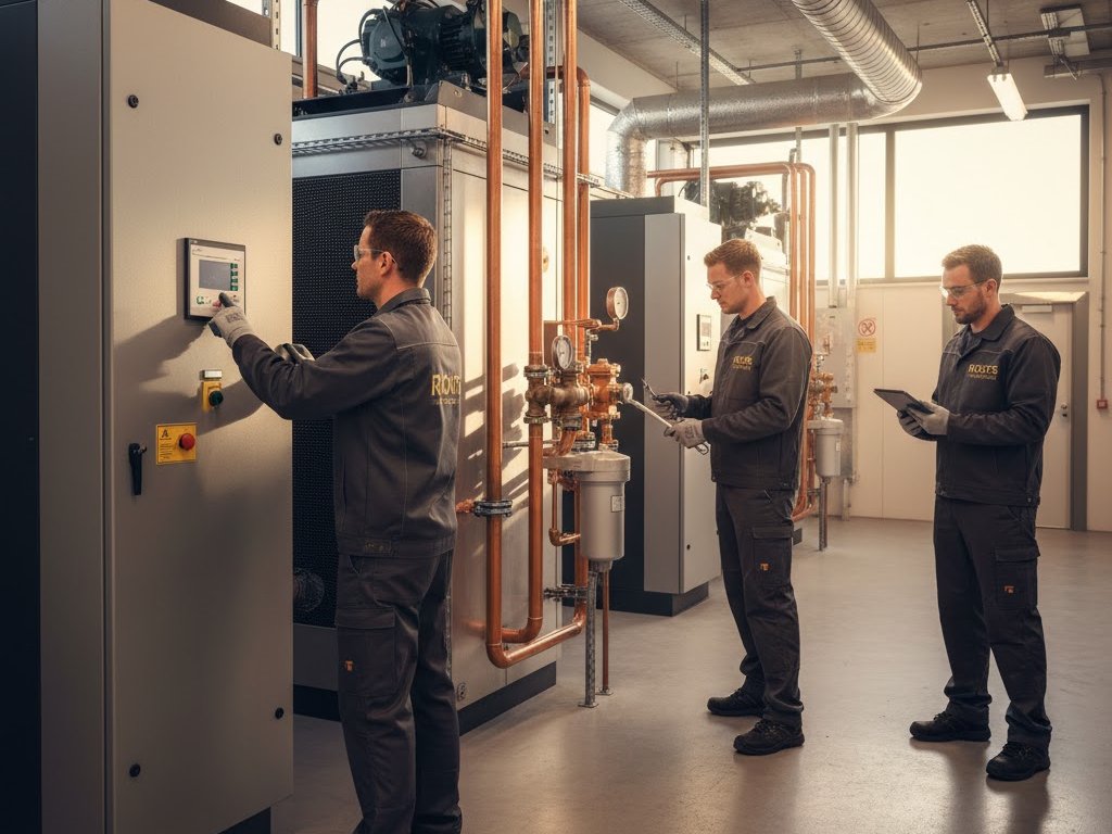 Grootschalige Gasverwarmingseenheden