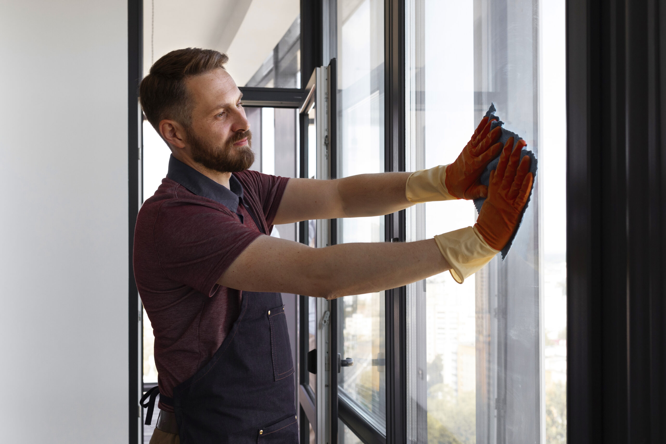 man-servant-washing-windows